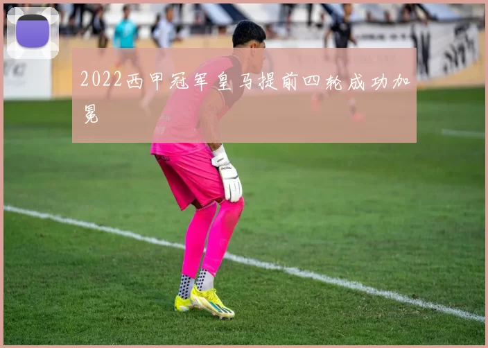 2022西甲冠军皇马提前四轮成功加冕